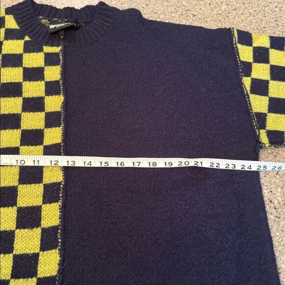 THE RAGGED PRIEST Spectre Checkerboard Knit Sweater - Picture 6 of 9